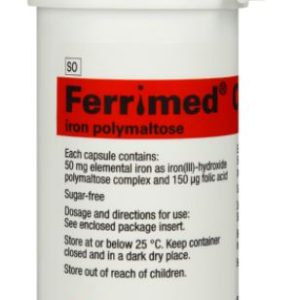 Medical Supplies: Ferrimed (60 capsules)