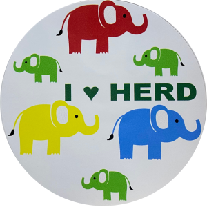 HERD Bumper Sticker (Circle)