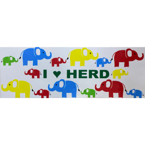 HERD Bumper Sticker (Long)