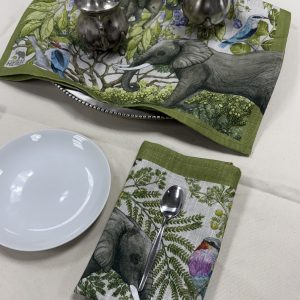 Elephant Napkins Set